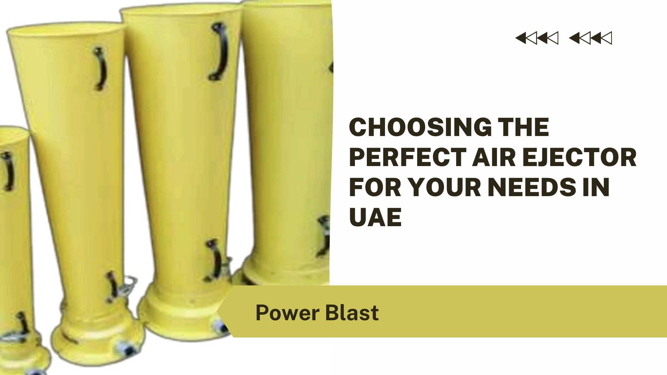 Choosing the Perfect Air Ejector for Your Needs in UAE