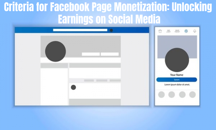 Facebook page Monetization